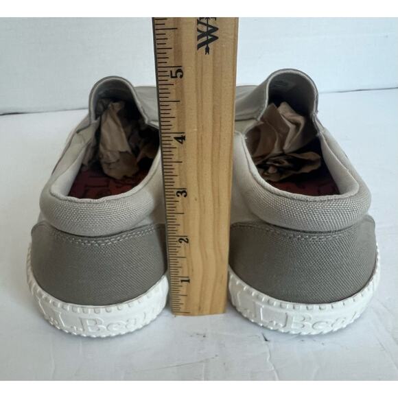 NWT L.L. Bean Men’s Gray and White Slip On Canvas Comfort Sneaker Shoes Sz 10.5M - Picture 9 of 11